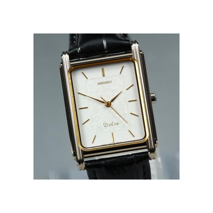 SeikoMINT SEIKO Dolce 1221-5850 Silver Tank Tungsten Quartz 25mm Men's Watch 1995