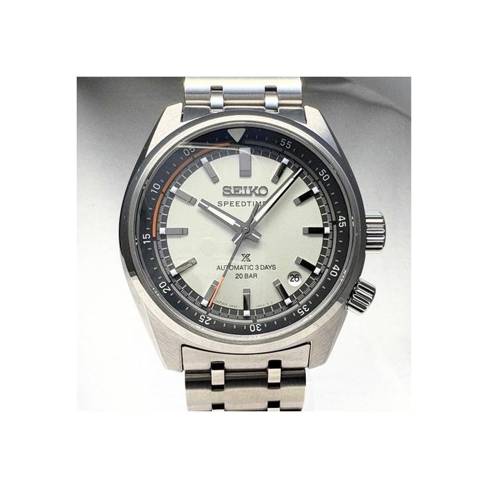 Seiko ProspexSpeedtimer Analog Mechanical Automatic SBDC215/6R55-00L0 Complete full set,Video available