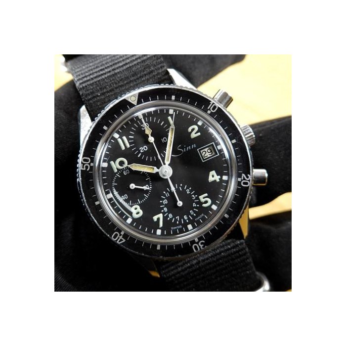 Sinn 10341 mm 103 B HD MOVADO SUB SEA Gehäuse HANDAUFZUG Chronograph Valjoux 7760