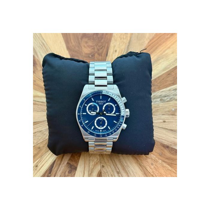 TissotPR516 Chronograph 40mm Blue Dial Steel Men's Watch T14941711 Ref. T1494171104100