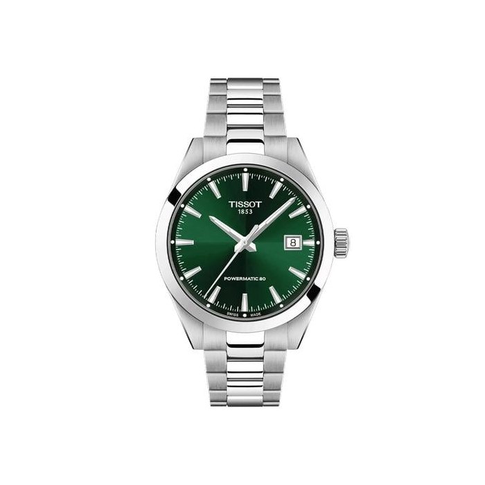 Tissot Gentleman38mm Green Dial Men's Watch T1658071109100