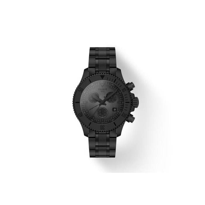 Tissot Seastar 1000Quartz Chronograph 38mm Black Stainless Steel T1202173306100