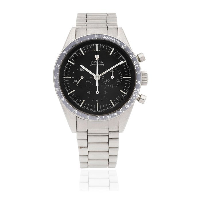 Omega Omega. A stainless steel manual wind chronograph bracelet watch Speedmaster 'Ed White', Ref: 105.003-64, Circa 1965