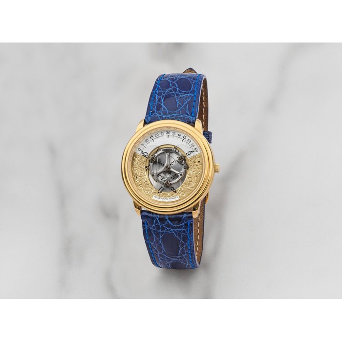 Audemars Piguet Audemars Piguet. M﻿ontre bracelet en or jaune 18K (750) mouvement automatique Audemars Piguet. An 18K gold automatic wristwatch Star Wheel, Ref: 25720BA , Circa 1990, Price & Market Data
