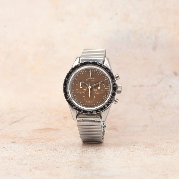 Omega. A rare stainless steel manual wind chronograph bracelet watch with tropicalised dial from the family of the original owner Speedmaster, Ref: 2998-1, Circa 1960
