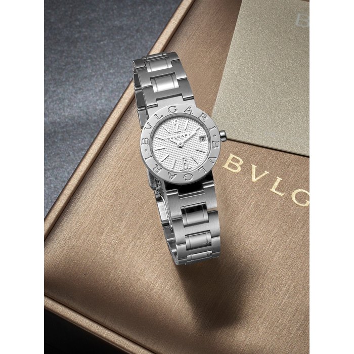 BVLGARI | BVLGARI, A NEW OLD STOCK LADY'S STAINLESS STEEL BRACELET WATCH, CIRCA 2019