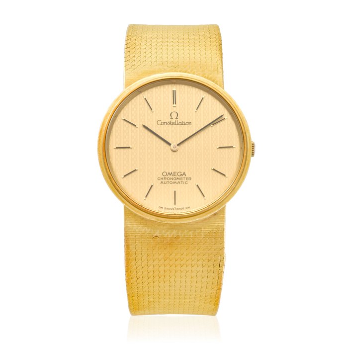 Omega OMEGA: A GOLD 'CONSTELLATION' WRISTWATCH, CIRCA 1970Ref: 7252,, Price & Market Data