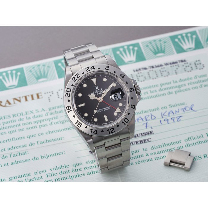 Rolex ROLEX | EXPLORER II, REF.16570, A STAINLESS STEEL DUAL TIME BRACELET WATCH WITH DATE, CIRCA 1995 · 16570
