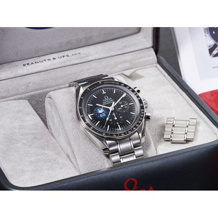 Omega OMEGA | SPEEDMASTER "SNOOPY", REF.3578.51.00, A LIMITED EDITION STAINLESS STEEL CHRONOGRAPH BRACELET WATCH, CIRCA 2003