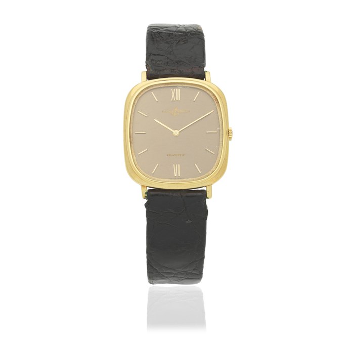 Ulysse Nardin. An 18K gold quartz wristwatch Circa 1980