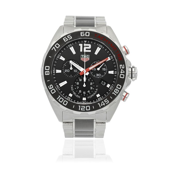 TAG Heuer. A Limited Edition stainless steel quartz calendar chronograph bracelet watch Formula 1, Ref: CAZ101Z, Purchased 30th December 2020
