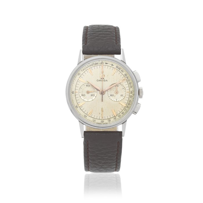 Omega. A stainless steel manual wind chronograph wristwatch Ref: 2278-2, Circa 1960
