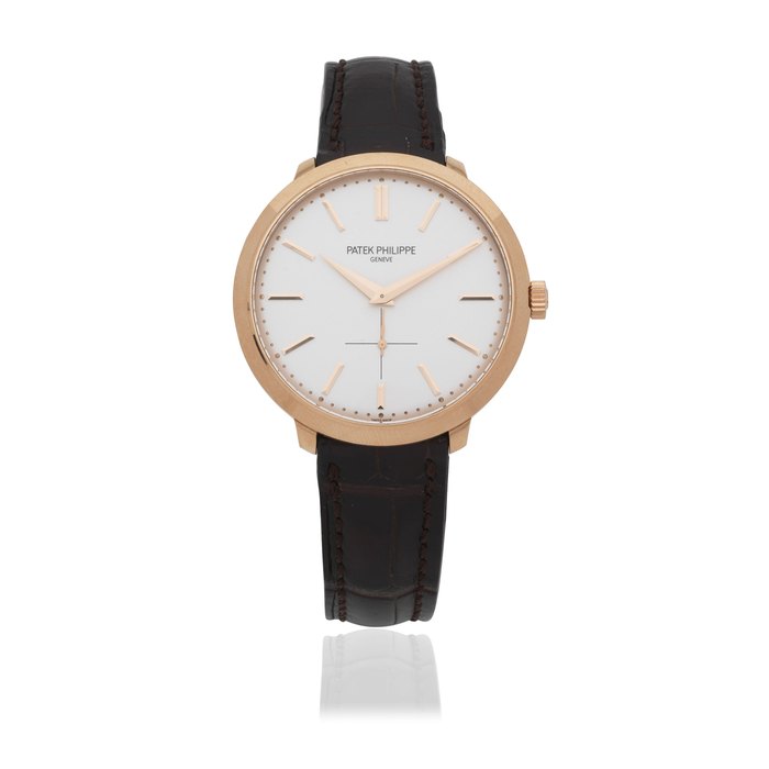 Patek Philippe. An 18K rose gold manual wind wristwatch Calatrava, Ref: 5123R-001, Circa 2008