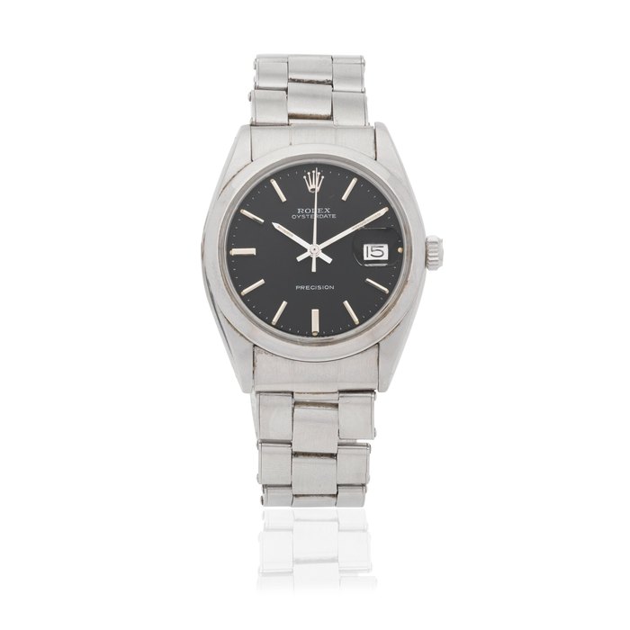 Rolex. A stainless steel manual wind calendar bracelet watch Oysterdate Precision, Ref: 6694, Circa 1962