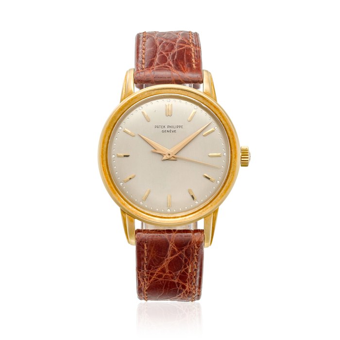 PATEK PHILIPPE. A FINE 18K GOLD MANUAL WIND WRISTWATCH Calatrava, Ref: 2481, c.1960