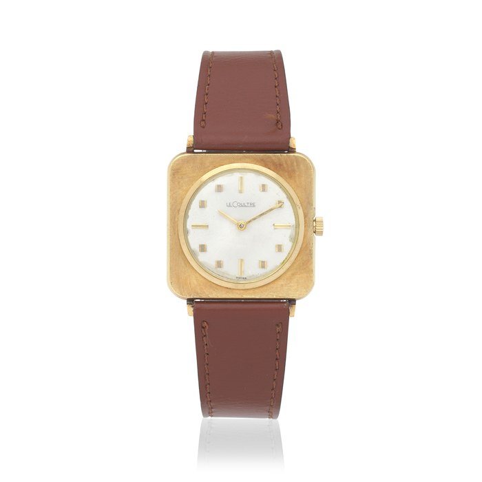 LeCoultre. A 14K gold manual wind square form wristwatch Ref: 7503, Circa 1965