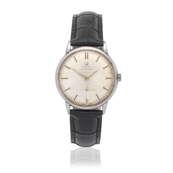 Omega. A stainless steel automatic wristwatch Seamaster, Ref: 2398-1, Circa 1944