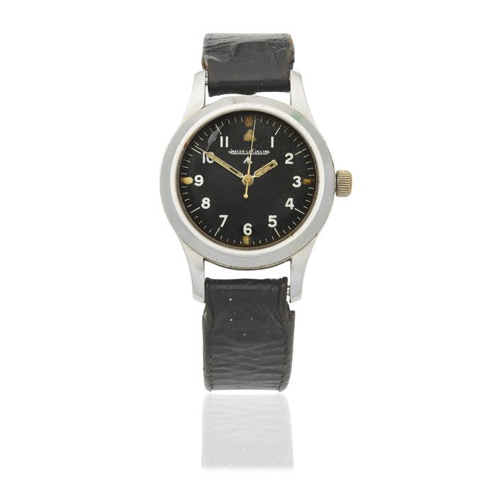 Jaeger-LeCoultre Jaeger-LeCoultre. A stainless steel manual wind military wristwatch issued to the RAF Mark XI, Circa 1949