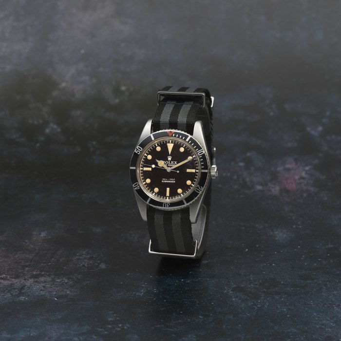 Omega Rolex. A stainless steel automatic wristwatch Submariner, Ref: 6536-1, Circa 1960