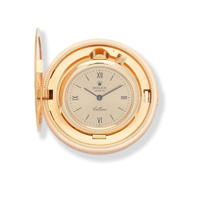Rolex. An 18K gold manual wind concealed 20 dollar coin watch Cellini, Ref: 3612, Circa 2005