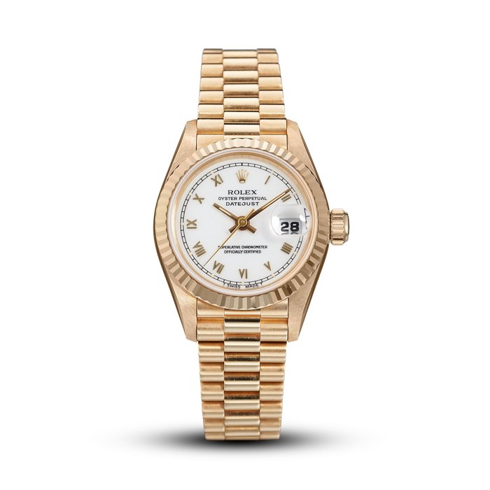ROLEX | DATEJUST, REF.69178, A YELLOW GOLD BRACELET WATCH WITH DATE, CIRCA 1997