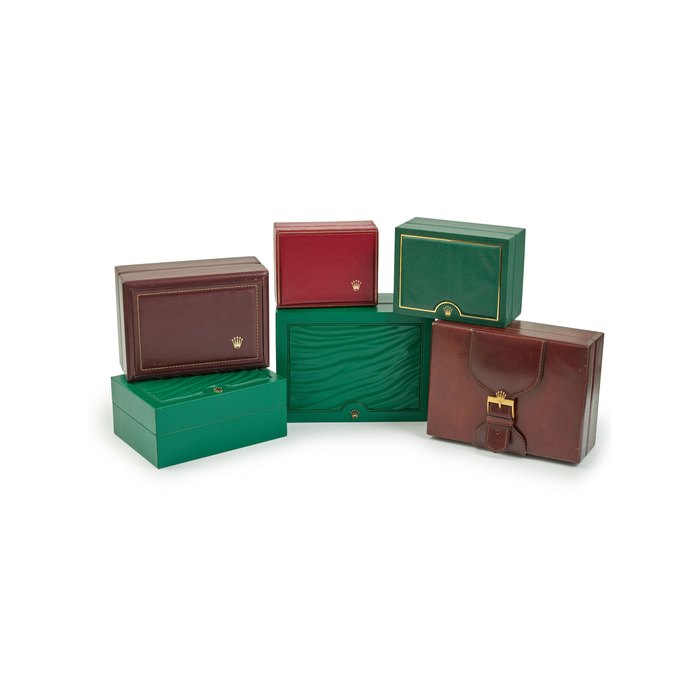 ROLEX | A GROUP OF SIX PRESENTATION BOX