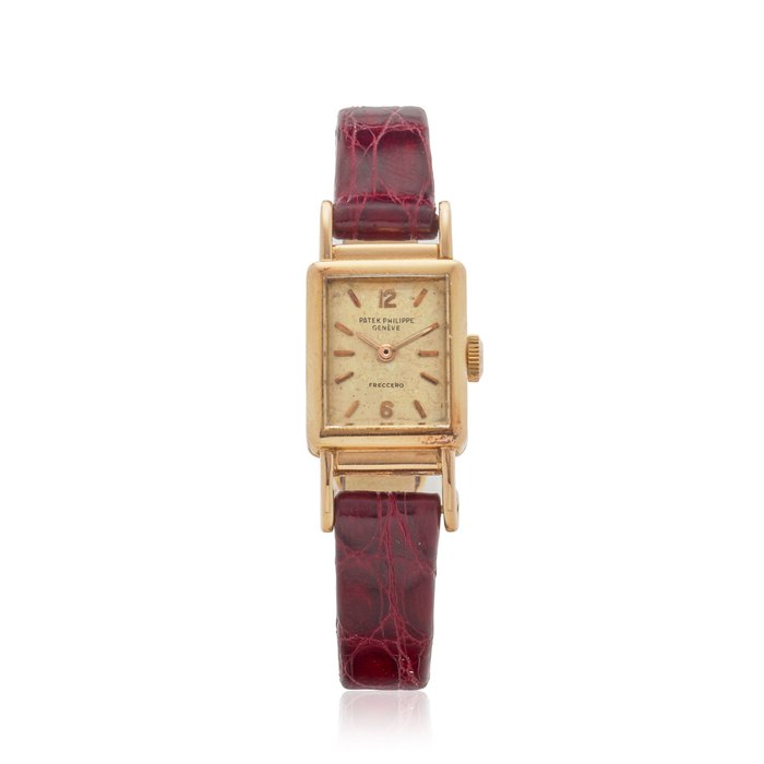 Patek Philippe PATEK PHILIPPE. A SMALL 18K GOLD MANUAL WIND WRISTWATCHRef: 3011, c.1945, Price & Market Data