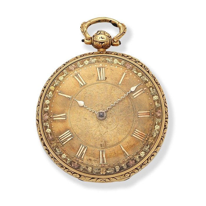  Alston & Hallam, Bishopsgate Street, London. An 18K gold key wind open face pocket watch London Hallmark for 1835, Price & Market Data