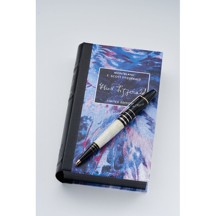  MONTBLANC | F.SCOTT FITZGERALD, REF. 28712, A LIMITED EDITION WRITERS SERIES BLACK AND PEARLESCENT RESIN AND SILVER BALLPOINT PEN, Price & Market Data