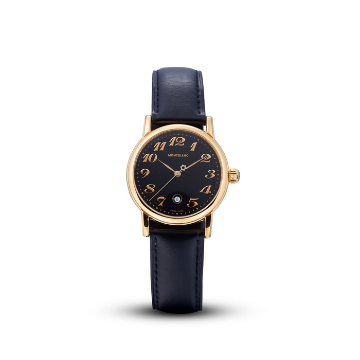 MONTBLANC | MEISTERSTUCK, REF. 29007, A GILDED STAINLESS STEEL WRISTWATCH WITH DATE, 1997