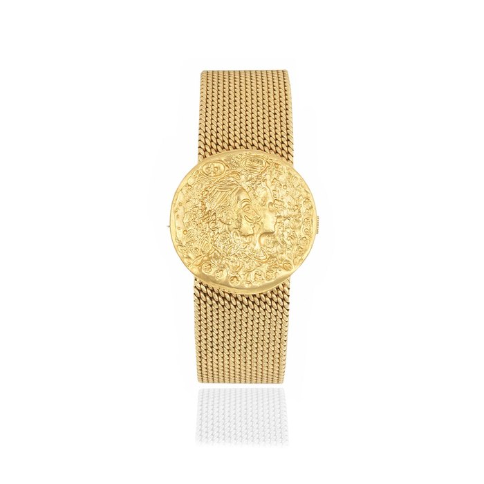 Piaget. An 18K gold manual wind bracelet watch Salvador Dali, Ref: 9167B14, Circa 1967