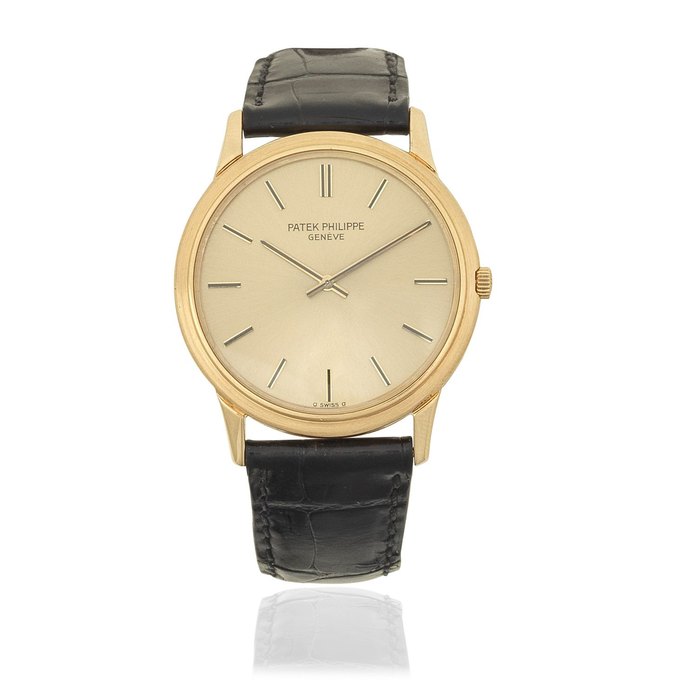 Patek Philippe. An 18K gold automatic wristwatch with sigma dial Ref: 3606, Circa 1965