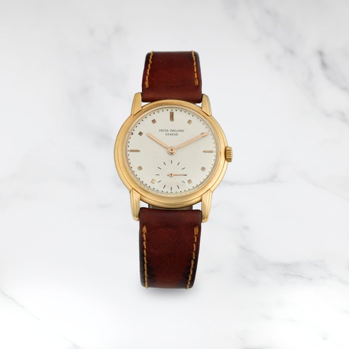 PATEK PHILIPPE. MONTRE BRACELET EN OR ROSE 18K (750) MOUVEMENT MECANIQUE PATEK PHILIPPE. AN 18K ROSE GOLD MANUAL WIND WRISTWATCH Ref: 2500, Circa 1950