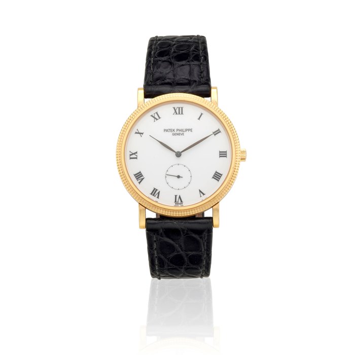PATEK PHILIPPE. A FINE 18K GOLD MANUAL WRISTWATCH Calatrava, Ref: 3919J-001, Sold 3rd September, 2002