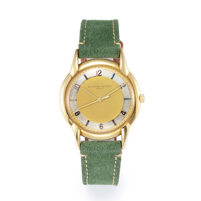 VACHERON & CONSTANTIN. AN OVERSIZED YELLOW GOLD CENTRE SECONDS WRISTWATCH, CIRCA 1953 Ref. 4627