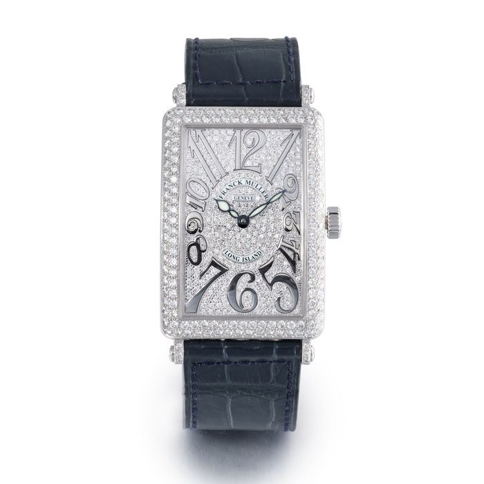FRANCK MULLER | LONG ISLAND RELIEF, A NEW OLD STOCK WHITE GOLD AND DIAMOND-SET WRISTWATCH, CIRCA 2015