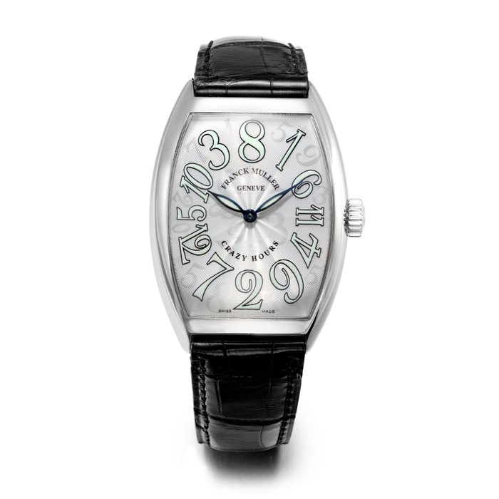 FRANCK MULLER | CURVEX- CRAZY HOUR, A NEW OLD STOCK WHITE GOLD WRISTWATCH, CIRCA 2010