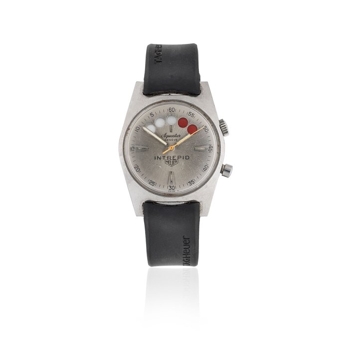 TAG Heuer Heuer. A stainless steel automatic wristwatch with countdown timer Aquastar Intrepid Regate, Ref: 401666.4000N, Circa 1978