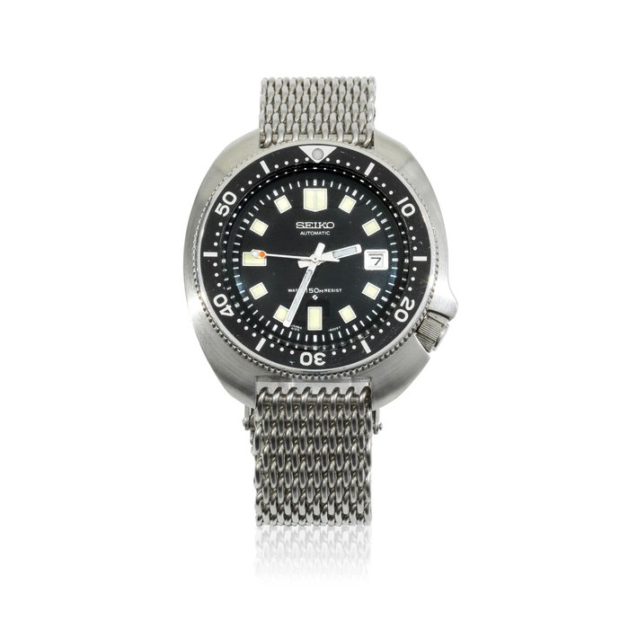 Seiko. A stainless steel automatic calendar wristwatch 6105-8110 'Captain Willard', Circa 1974
