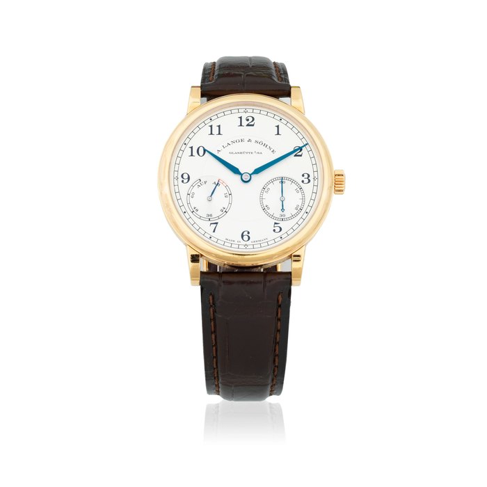 A. Lange & Söhne. An 18K rose gold manual wind wristwatch with Up and Down indication 1815 Up & Down, Ref: LSLS2344AD, Purchased 10th July 2017