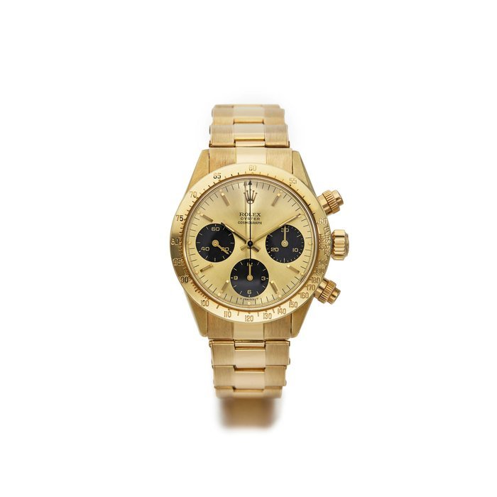 Rolex Rolex | Ref. 6265 Cosmograph Daytona "ROC", A Very Rare 18k Yellow Gold Chronograph Bracelet Watch, 1970 · 6265