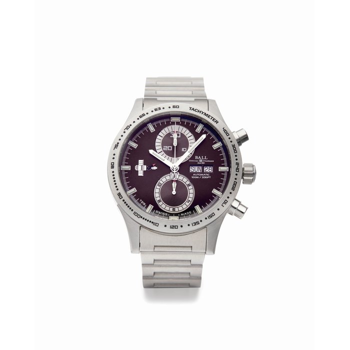  Ball Watch| Fireman Skylab Bean Garriott Lousma Limited Edition, A Stainless Steel Chronograph Bracelet Watch with Day and Date, circa 2010, Price & Market Data
