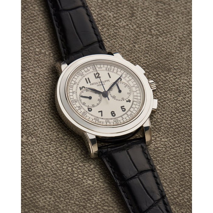 Patek Philippe. A White Gold Wristwatch, Ref.5070G, #3147820, With Certificate