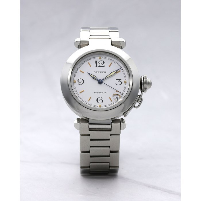 Cartier Cartier. A Stainless Steel Pasha Bracelet Watch, #PB26833