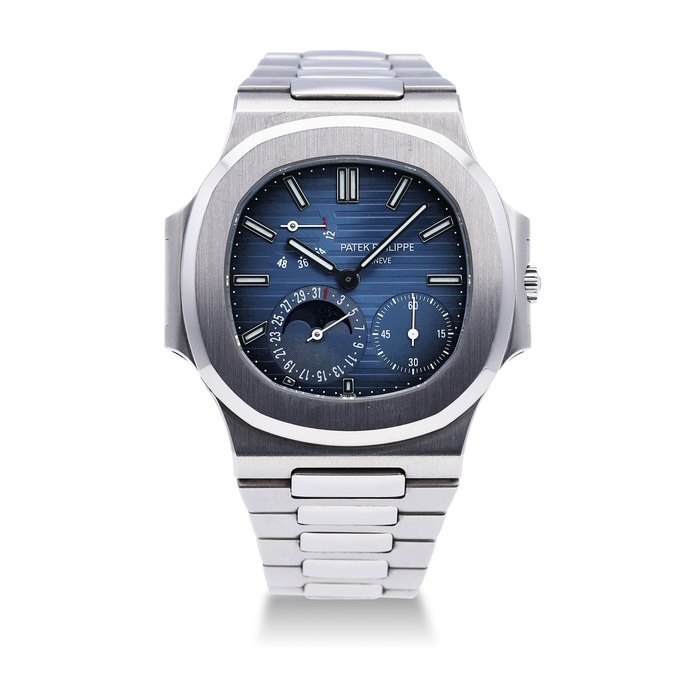 Patek Philippe. A Stainless Steel Nautilus Bracelet Watch, Ref.3712A, #3170100, With box and certificate