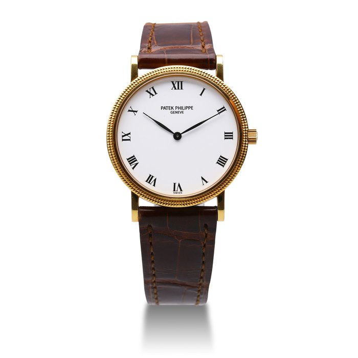 Patek Philippe. A Yellow Gold Calatrava Wristwatch, Ref.3992J