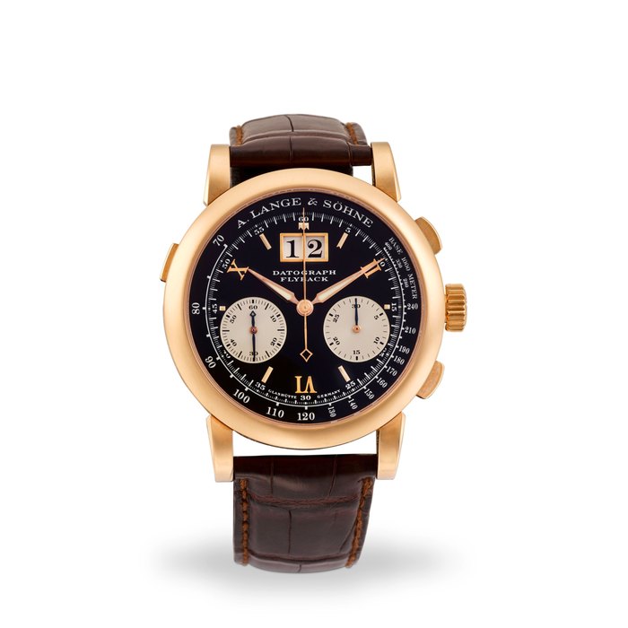 A. Lange & Söhne A. LANGE & SÖHNE. A FINE 18K ROSE GOLD FLYBACK CHRONOGRAPH WRISTWATCH WITH DATE Datograph Flyback, Ref: 403.033, Sold 3rd March, 2006