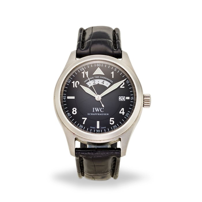 IWC. AN AUTOMATIC CALENDAR WRISTWATCH WITH DUAL TIME ZONE Die Fliegeruhr UTC, Ref: 3251, c.2000s