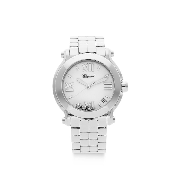 Chopard Chopard. A "Happy Sport" Bracelet Watch, Ref.278477-3013, S#1847627, With box and certificate, Price & Market Data