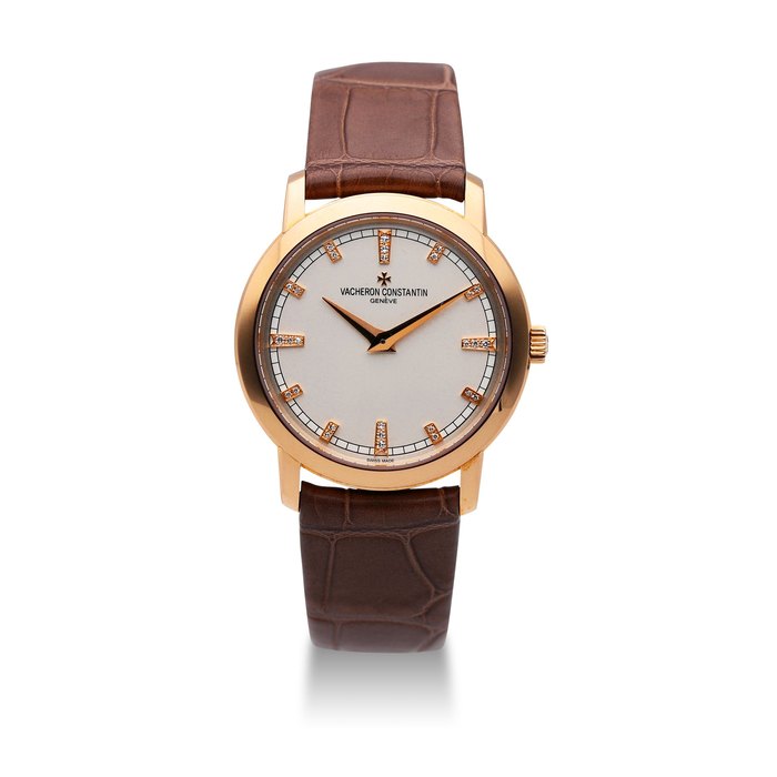 Vacheron Constantin. A Pink Gold Wristwatch, Ref.25155/000R-9585